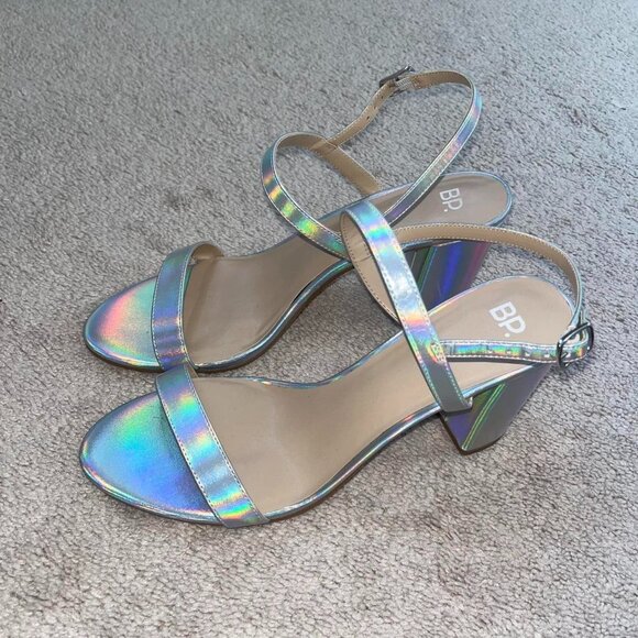 Holographic block heels - Picture 1 of 6